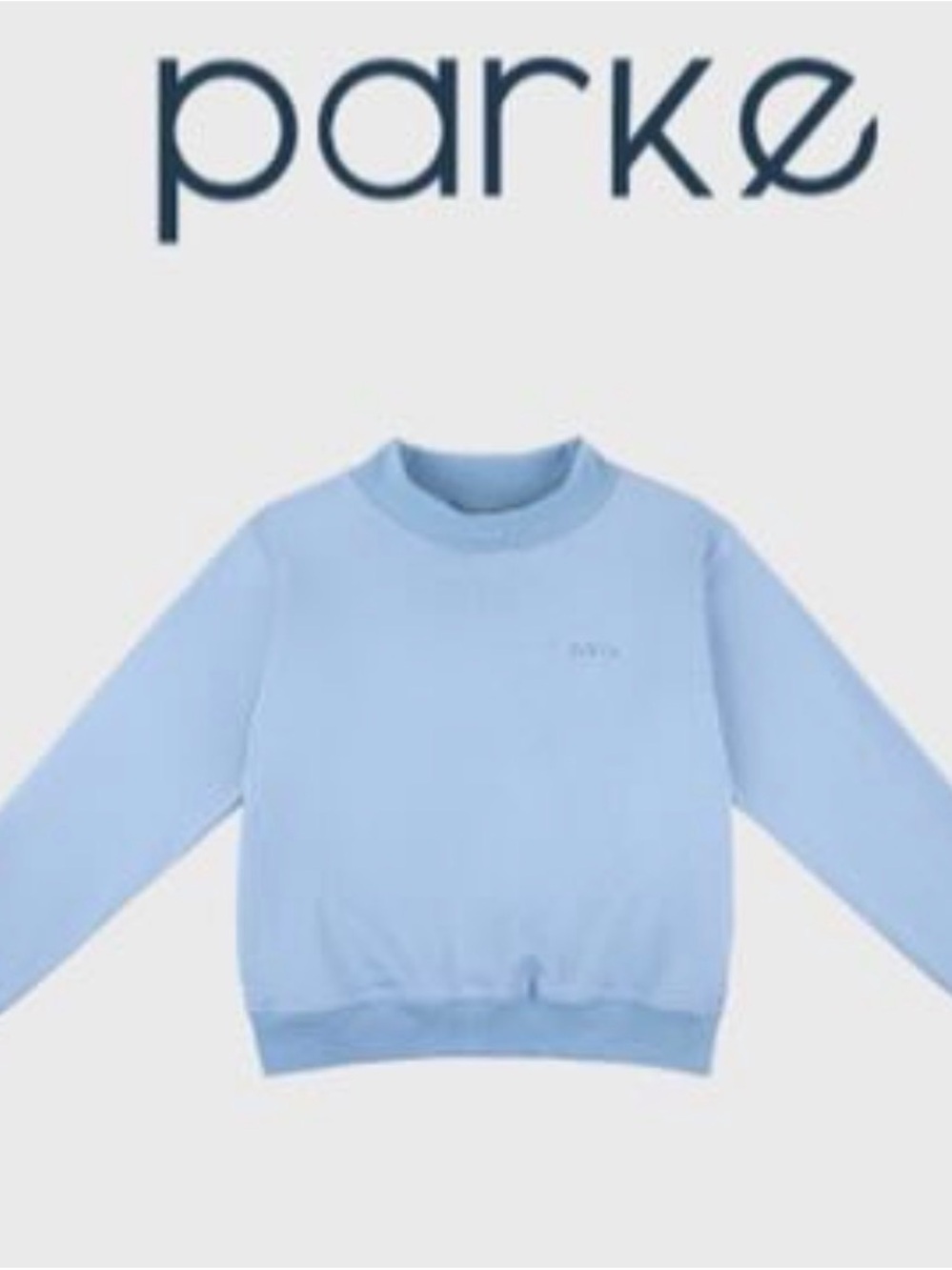 Parke Classic Mockneck - light blue, L/XL - Picture 9 of 10